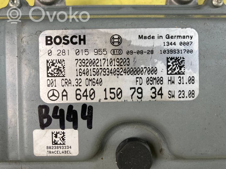 Mercedes-Benz B W245 Variklio valdymo blokas A6401507934