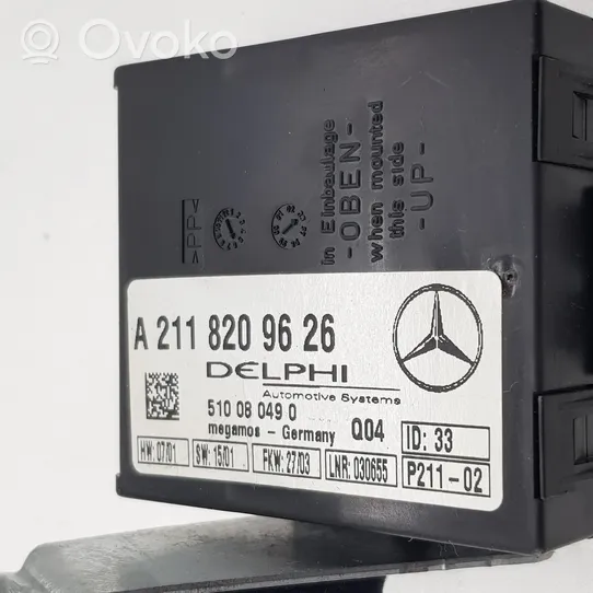 Mercedes-Benz E W211 Boîtier module alarme A2118209626