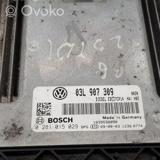 Volkswagen PASSAT B6 Moottorin ohjainlaite/moduuli 03L907309