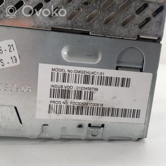 Opel Astra H Radio/CD/DVD/GPS-pääyksikkö 383555646