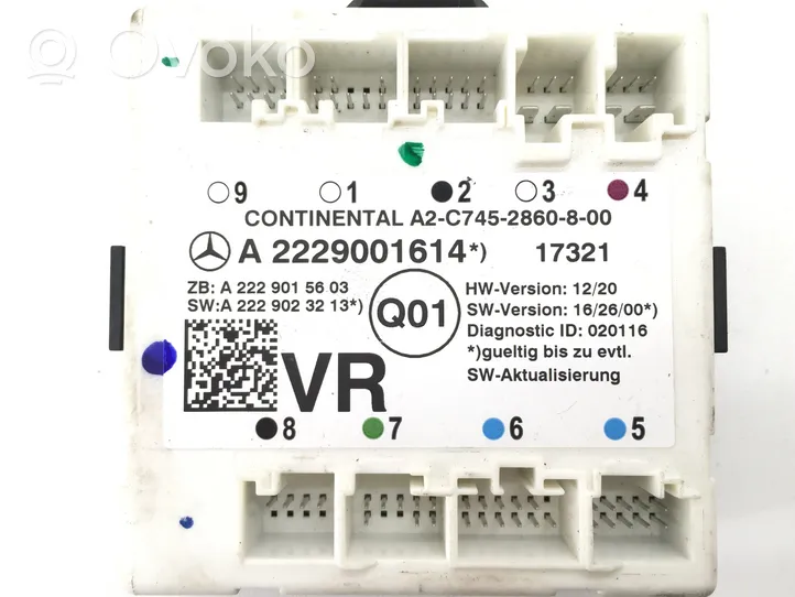 Mercedes-Benz GLC X253 C253 Türsteuergerät A2229001614
