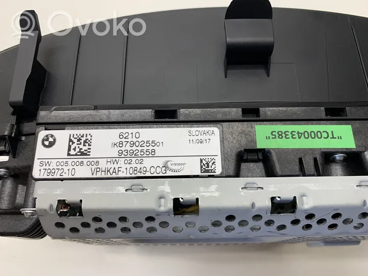 BMW 5 G30 G31 Tachimetro (quadro strumenti) 8790255