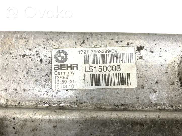 BMW X5 E70 Radiateur d'huile moteur 7553389