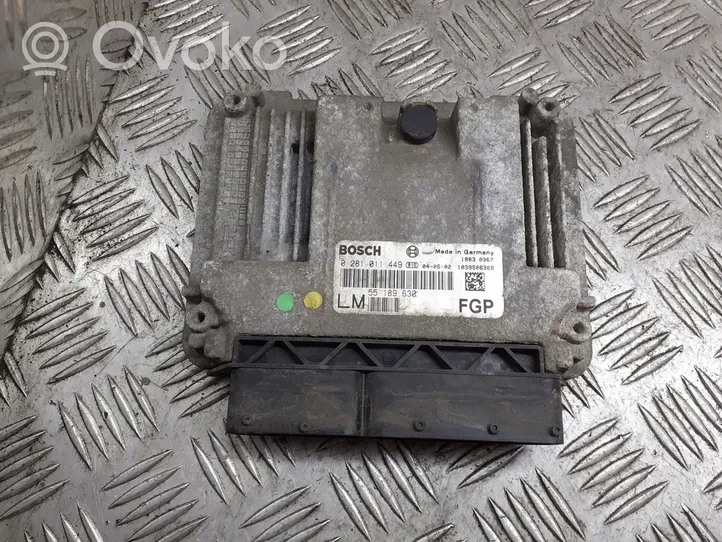 Opel Signum Unité de commande, module ECU de moteur 55189630LM