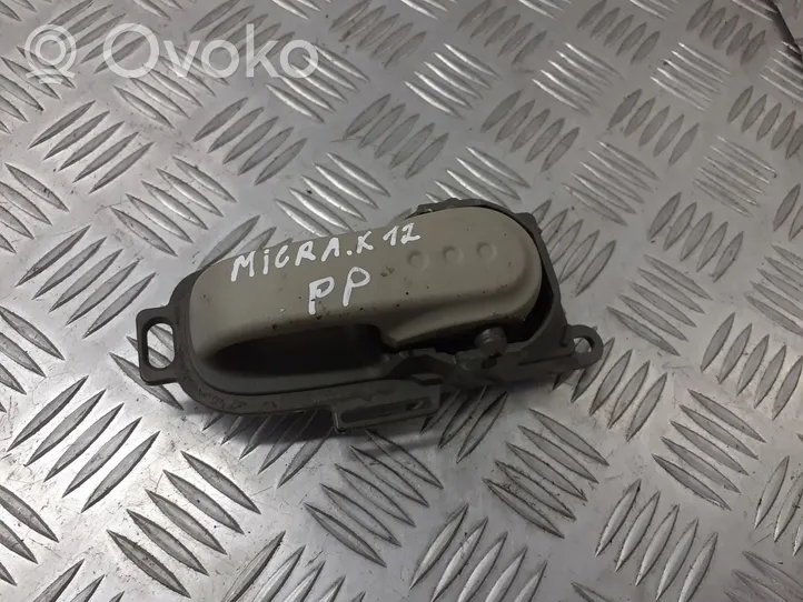 Nissan Micra Galinė atidarymo rankenėlė (vidinė) 80670-AX603