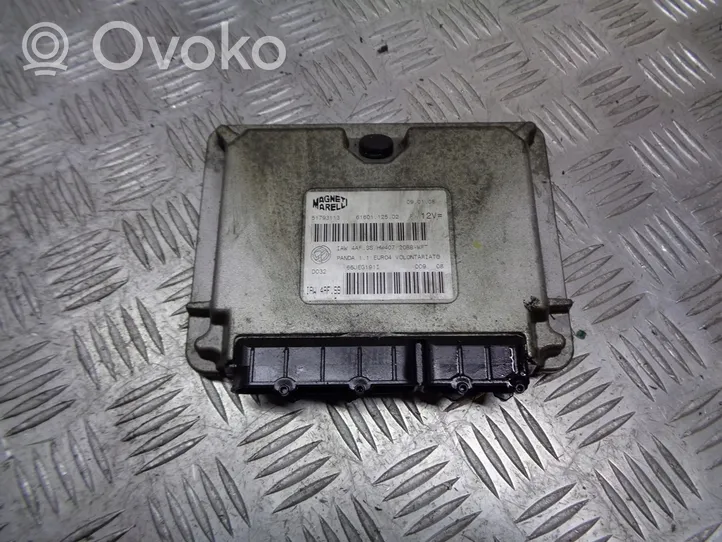 Fiat Panda II Unité de commande, module ECU de moteur 51793113