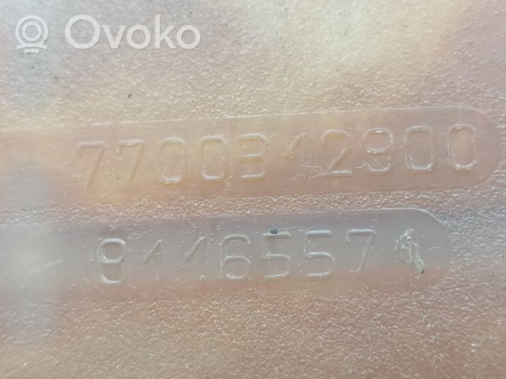 Opel Vivaro Aušinimo skysčio išsiplėtimo bakelio dangtelis 7700312900