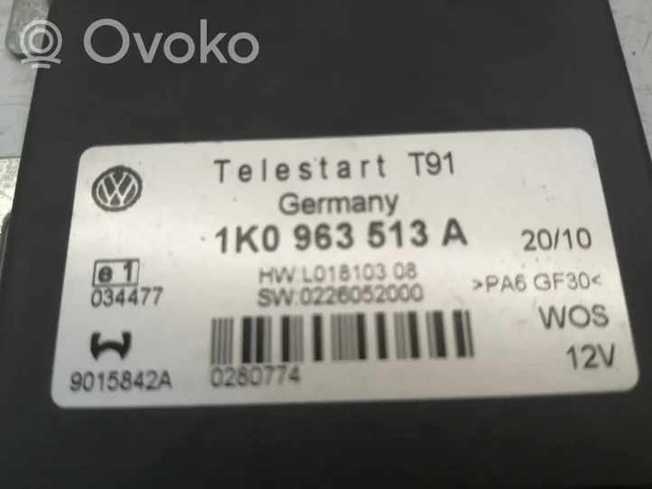 Volkswagen Transporter - Caravelle T5 Sterownik / Moduł Webasto 1K0963513A