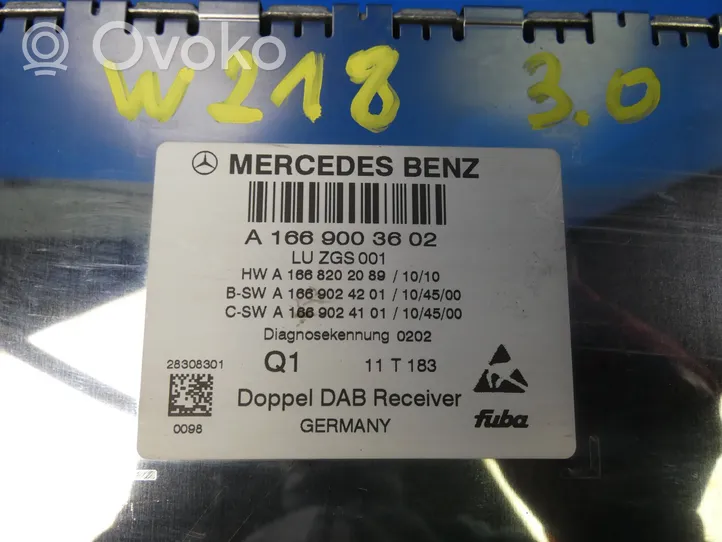 Mercedes-Benz CLS C218 X218 Antennin ohjainlaite A1668202089