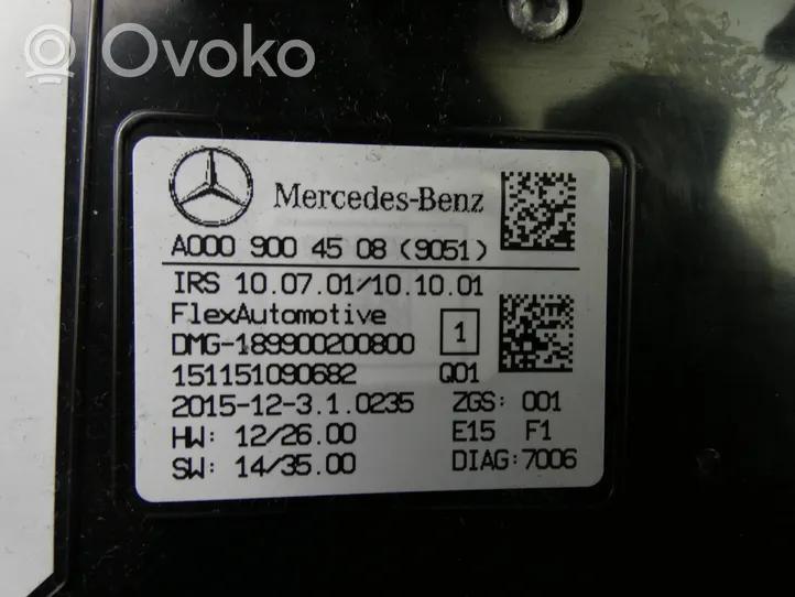 Mercedes-Benz CLA C117 X117 W117 Muu sisävalo A0009004508