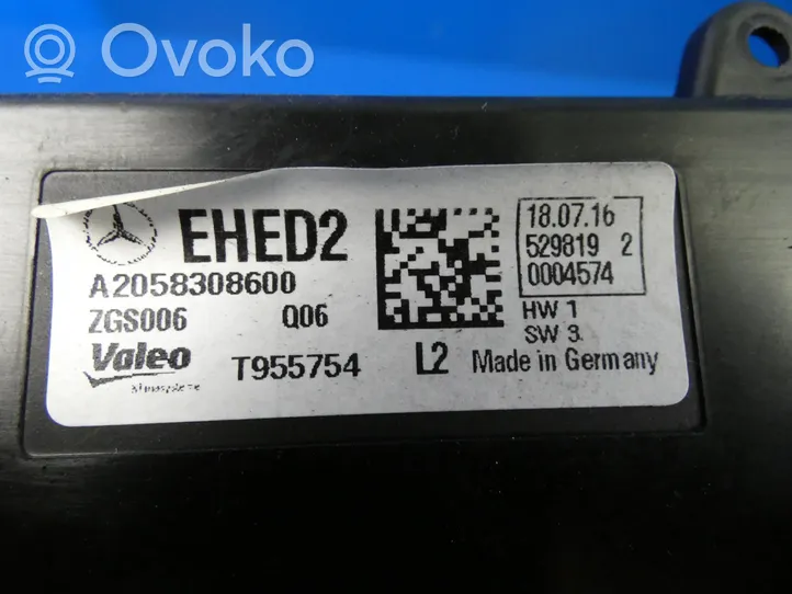 Mercedes-Benz C W205 Elektrinis salono pečiuko radiatorius A2058308600
