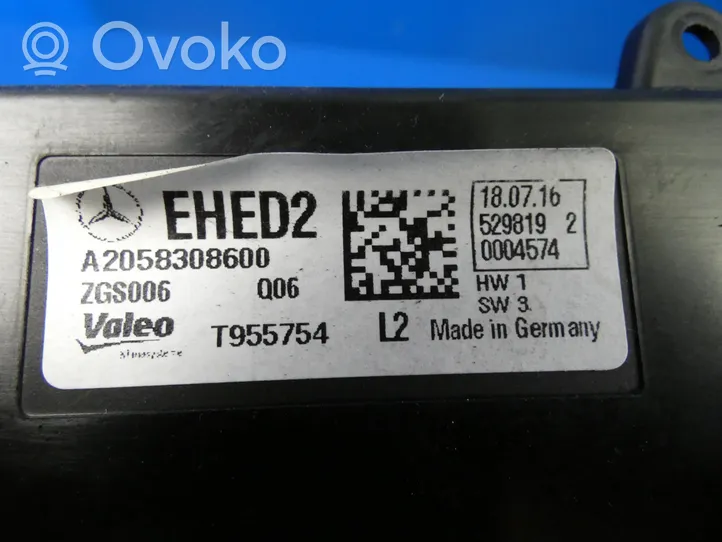 Mercedes-Benz C W205 Grzałka nagrzewnicy A2058308600