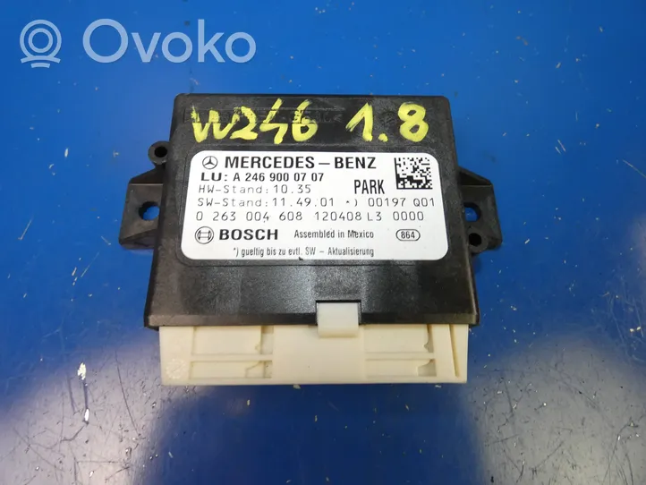 Mercedes-Benz B W246 W242 Pysäköintitutkan (PCD) ohjainlaite/moduuli A2469000707