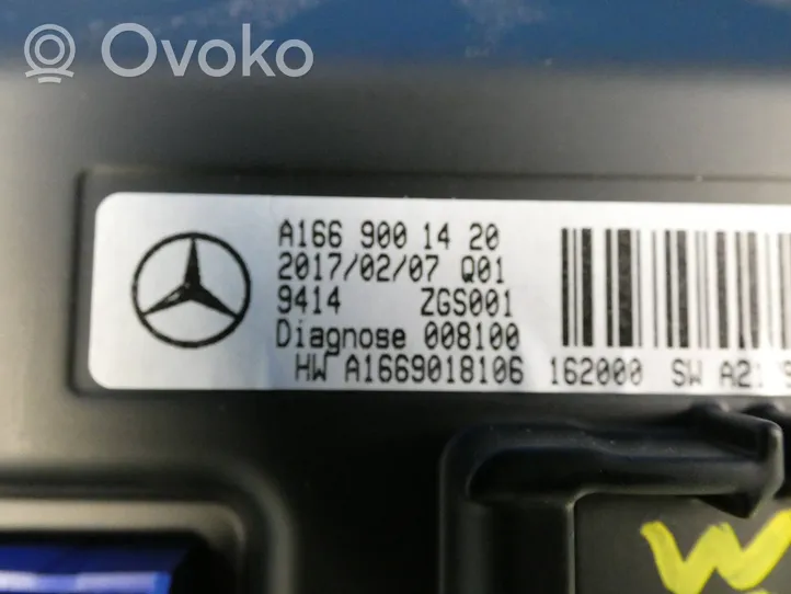 Mercedes-Benz GLA W156 Radija/ CD/DVD grotuvas/ navigacija A1669001420