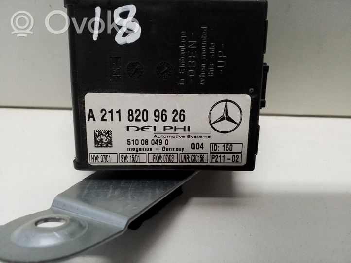 Mercedes-Benz E W211 Boîtier module alarme A2118209626
