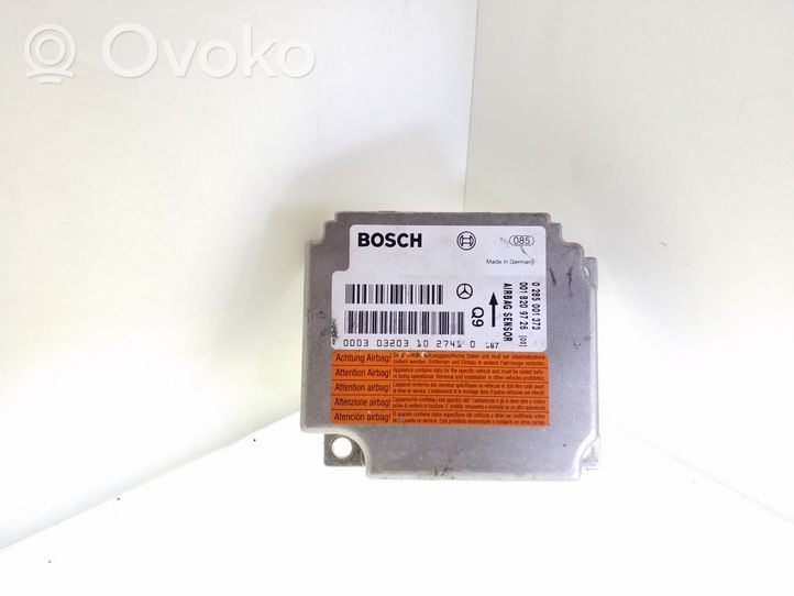 Mercedes-Benz CLK A209 C209 Airbag control unit/module 0285001373