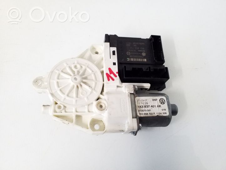 Volkswagen Jetta V Moteur de lève-vitre de porte avant 1K5837401