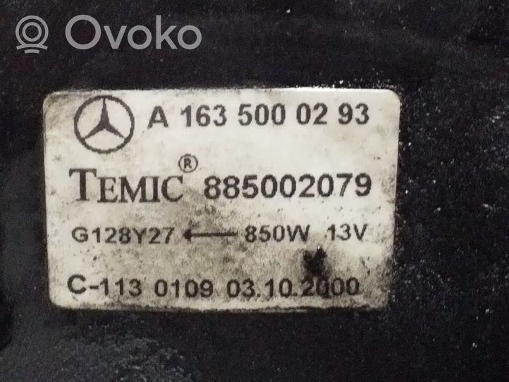 Mercedes-Benz ML W163 Radiatorių komplektas A1635001004