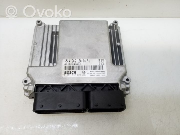 Mercedes-Benz E W211 Kit centralina motore ECU e serratura A6461500491