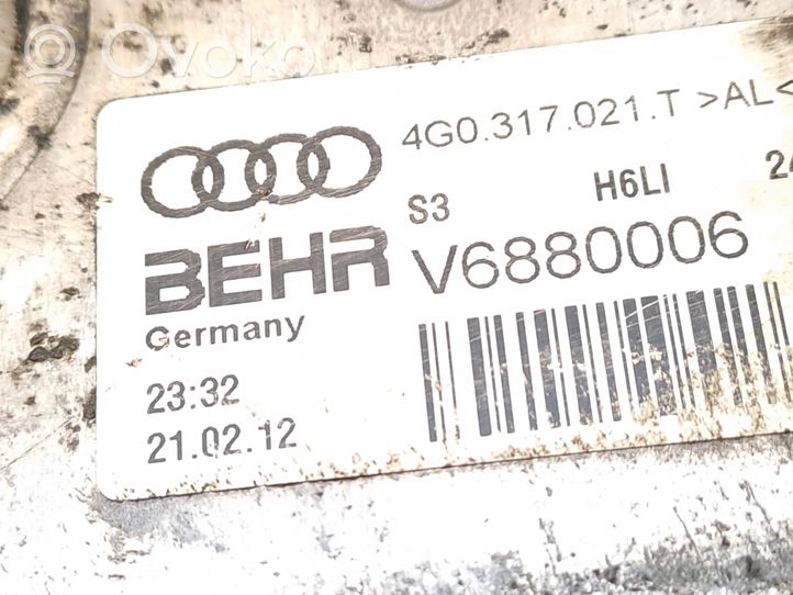 Audi A6 S6 C7 4G Chłodnica oleju skrzynia biegów 4G0317021T