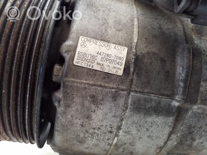 Mercedes-Benz CLS C218 X218 Compressore aria condizionata (A/C) (pompa) 4472807080