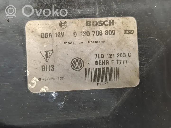 Volkswagen Touareg I Osłona wentylatora chłodnicy 7L0121207E