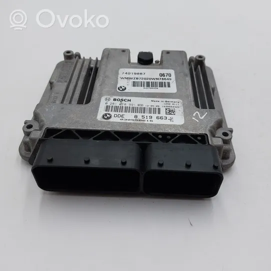 Mini Cooper Countryman R60 Sterownik / Moduł ECU 8519663