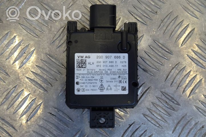 Volkswagen Golf VII Sensore radar Distronic 2Q0907686D