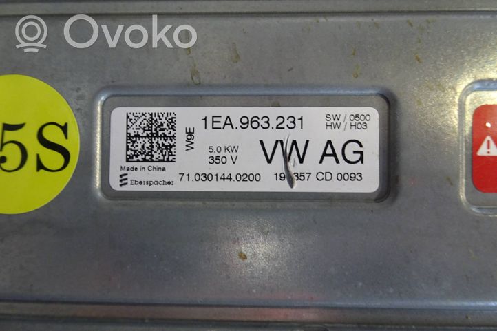 Volkswagen ID.3 Riscaldatore liquido di raffreddamento 1EA963231