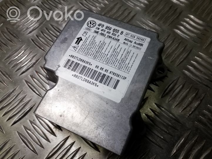 Audi A6 S6 C6 4F Module de contrôle airbag 4F0959655B