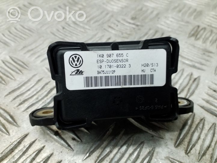 Audi A3 S3 A3 Sportback 8P Sensore di imbardata accelerazione ESP 1K0907655C