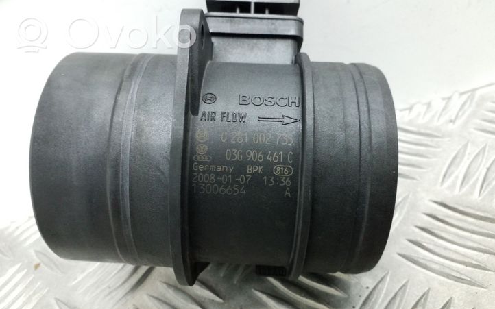 Volkswagen Eos Mass air flow meter 03G906461C