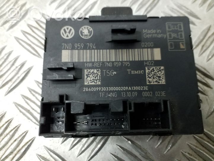 Volkswagen Sharan Durų elektronikos valdymo blokas 7N0959794