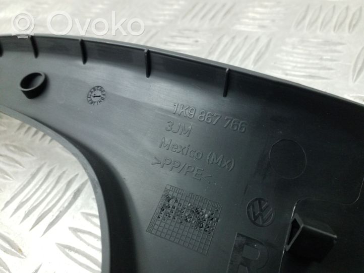 Volkswagen Golf VI Rivestimento vano piedi laterale 1K9867766