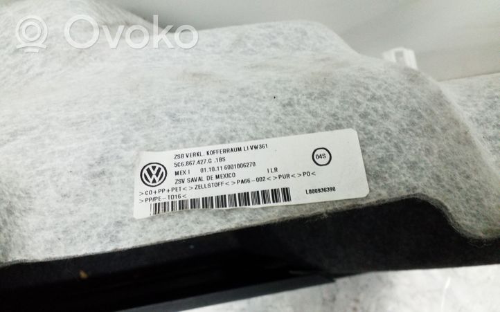 Volkswagen Jetta VI Rivestimento pannello laterale del bagagliaio/baule 5C6867427G