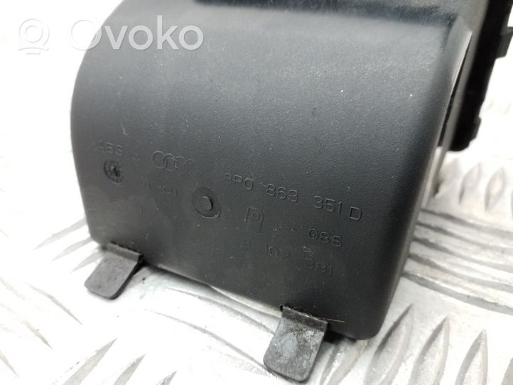 Audi A3 S3 A3 Sportback 8P Consolle centrale del vano portaoggetti 8P0863351D