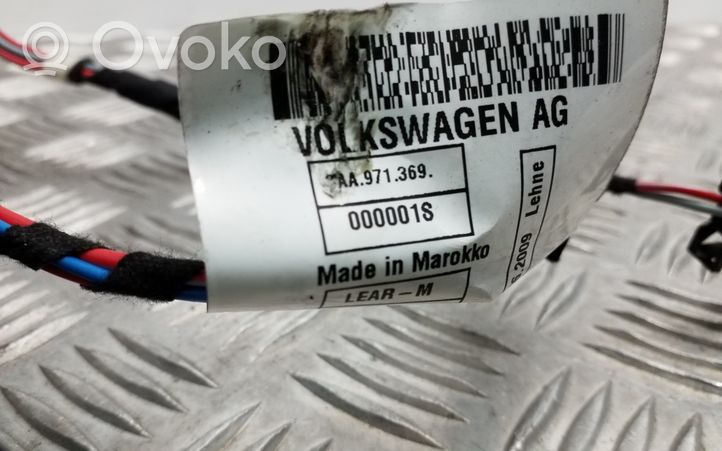 Volkswagen PASSAT B7 Faisceau de câblage de siège 3AA971369