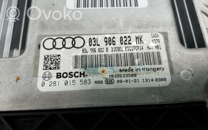 Audi A4 S4 B8 8K Moottorin ohjainlaite/moduuli (käytetyt) 03L906022MK