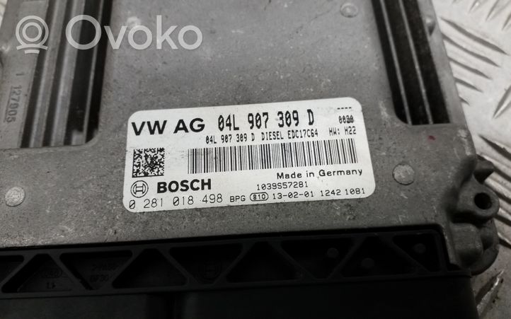 Audi A3 S3 8V Unité de commande, module ECU de moteur 04L907309D