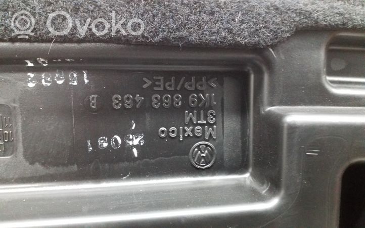 Volkswagen Golf VI Tappeto di rivestimento del fondo del bagagliaio/baule 1K9863463B