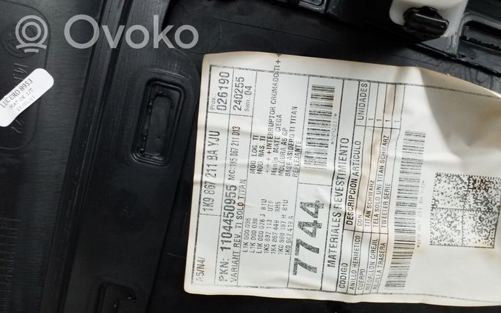 Volkswagen Golf VI Takaoven verhoilu 1K9867211BA