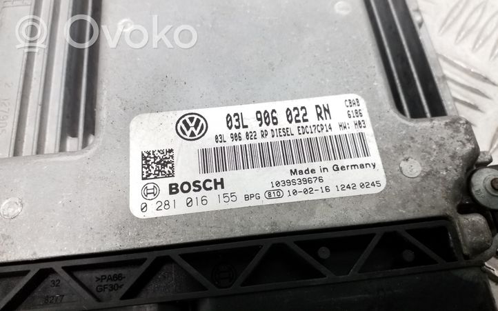 Volkswagen Tiguan Unité de commande, module ECU de moteur 03L906022RN