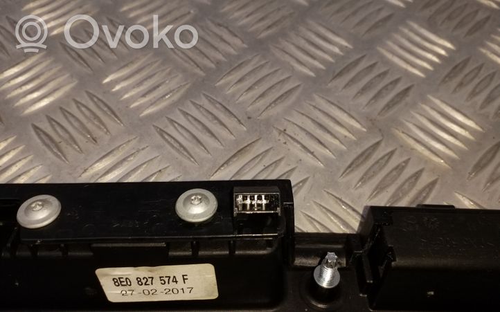 Audi A3 S3 8V Takaluukun rekisterikilven valon palkki 8E0827574F