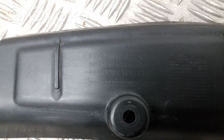 Audi A4 S4 B9 Supporto/guarnizione in poliuretano espanso del parafango 8W0821112A