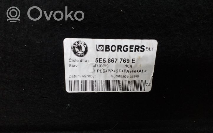 Skoda Octavia Mk3 (5E) Parcel shelf 5E5867769E