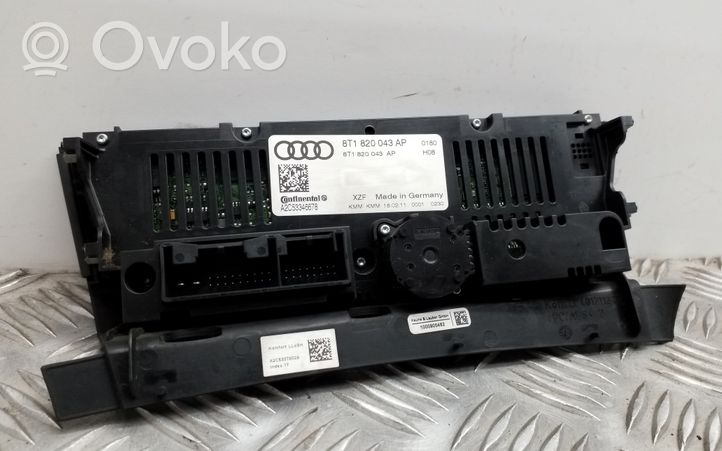 Audi Q5 SQ5 Ilmastoinnin ohjainlaite 8T1820043AP