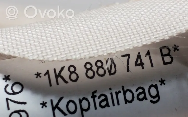Volkswagen Scirocco Надувная подушка для крыши 1K8880741B