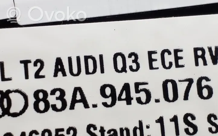 Audi Q3 F3 Takaluukun takavalot 83A945076