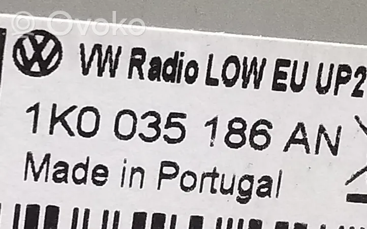 Volkswagen Golf VI Unità principale autoradio/CD/DVD/GPS 1K0035186AN