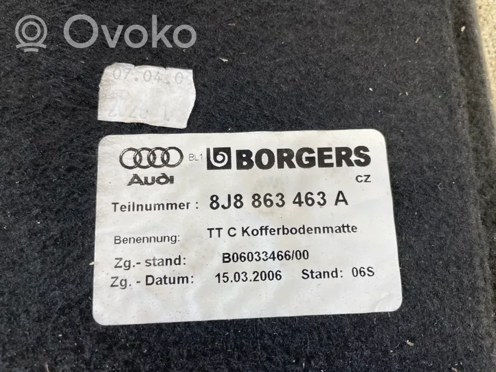 Audi TT TTS Mk2 Wykładzina bagażnika 8J8863463A